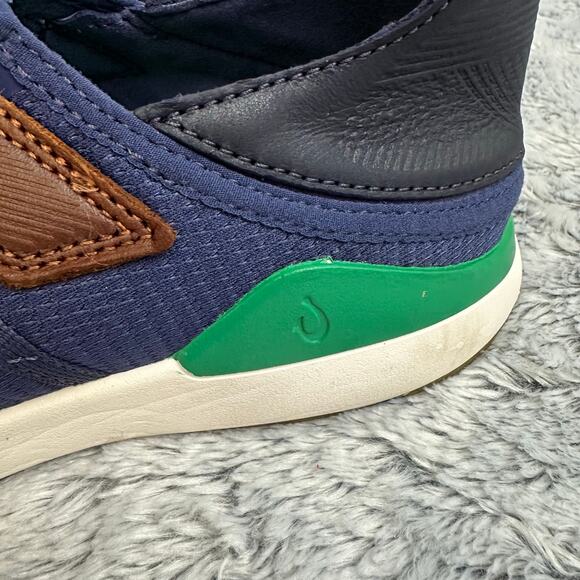 OluKai Mio Li Men's Athletic Shoes Navy Blue Green Size 10 - Picture 7 of 9